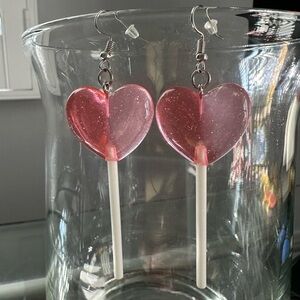 Heart Lollipop Earrings